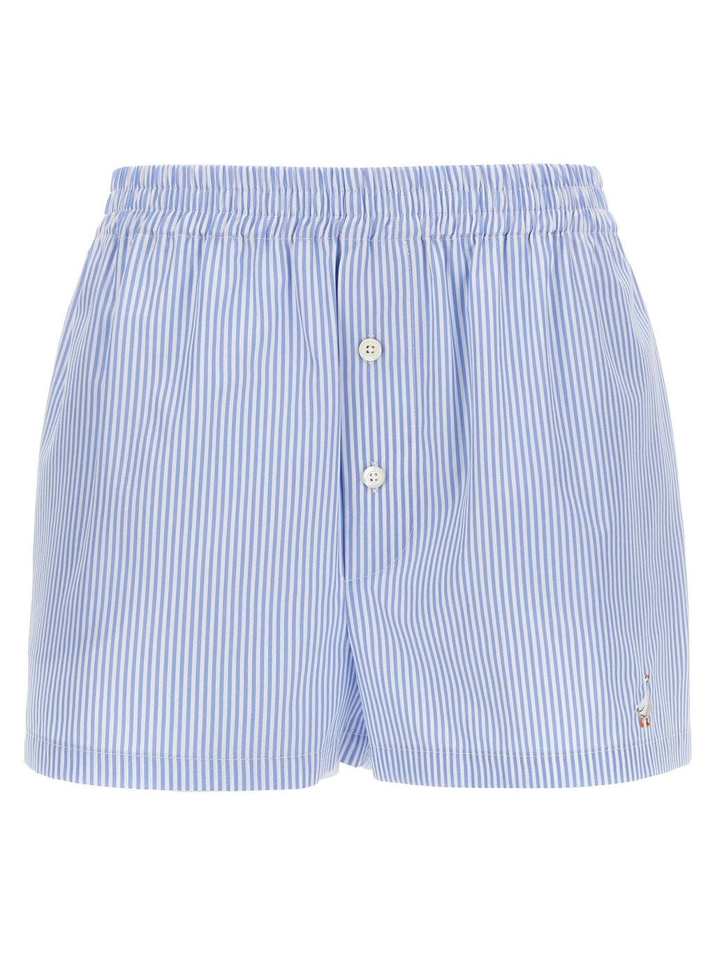 Moschino Blue Cotton Bermuda Shorts