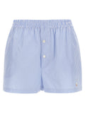 Moschino Blue Cotton Bermuda Shorts