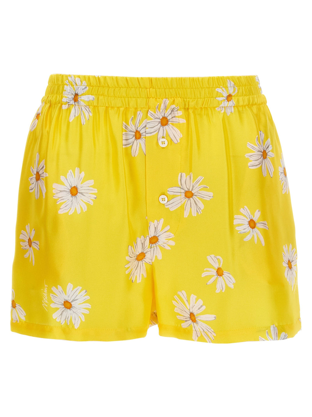 Moschino Bicolor Silk Bermuda Shorts