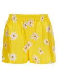 Moschino Bicolor Silk Bermuda Shorts