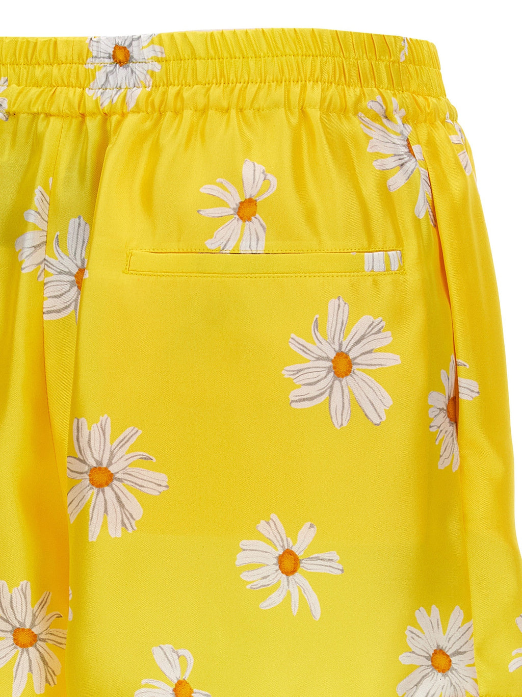 Moschino Bicolor Silk Bermuda Shorts