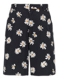 Moschino Black Cotton Bermuda Shorts