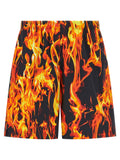 Vetements Multicolor Cotton Bermuda Shorts