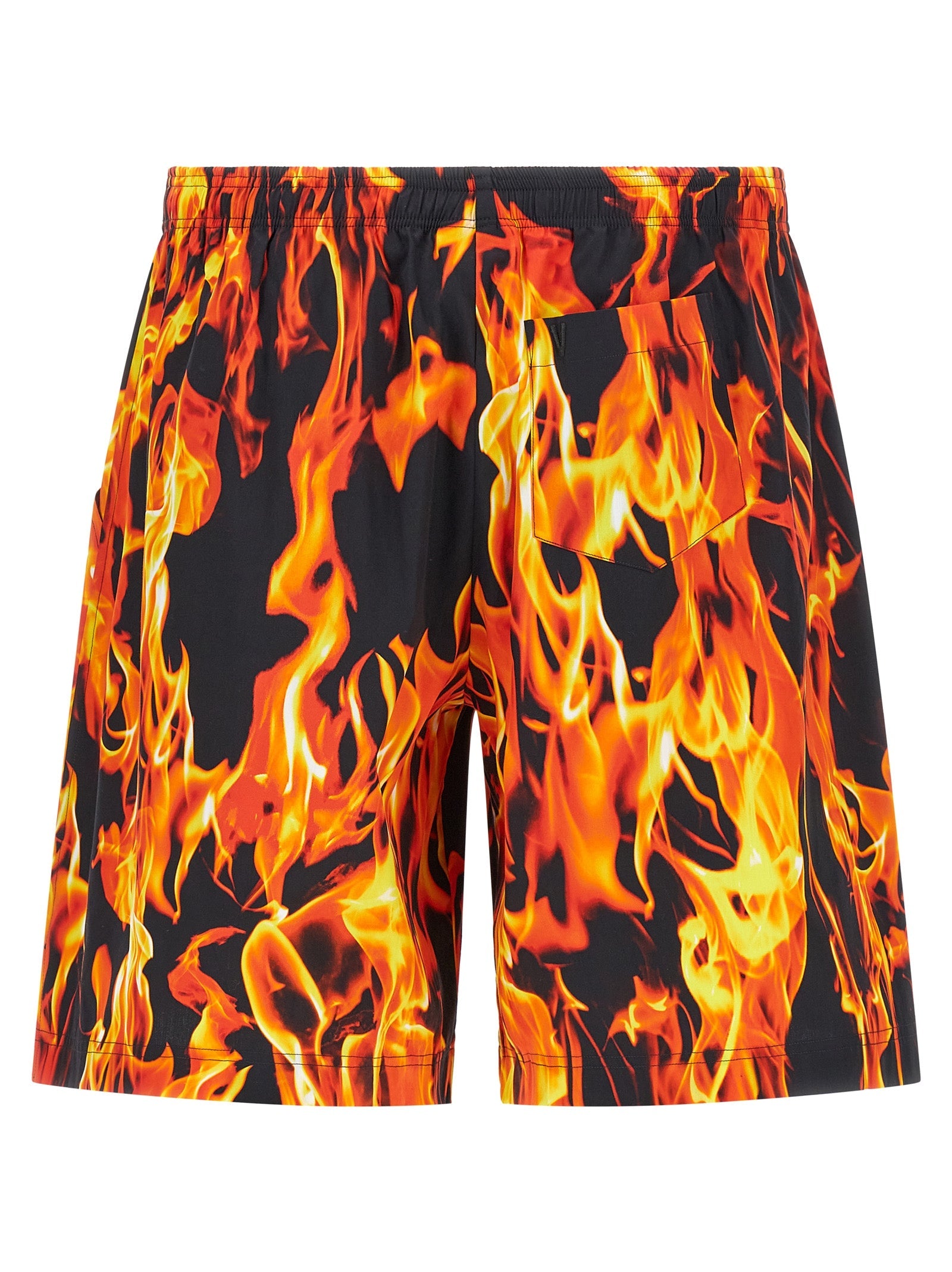 Vetements Multicolor Cotton Bermuda Shorts