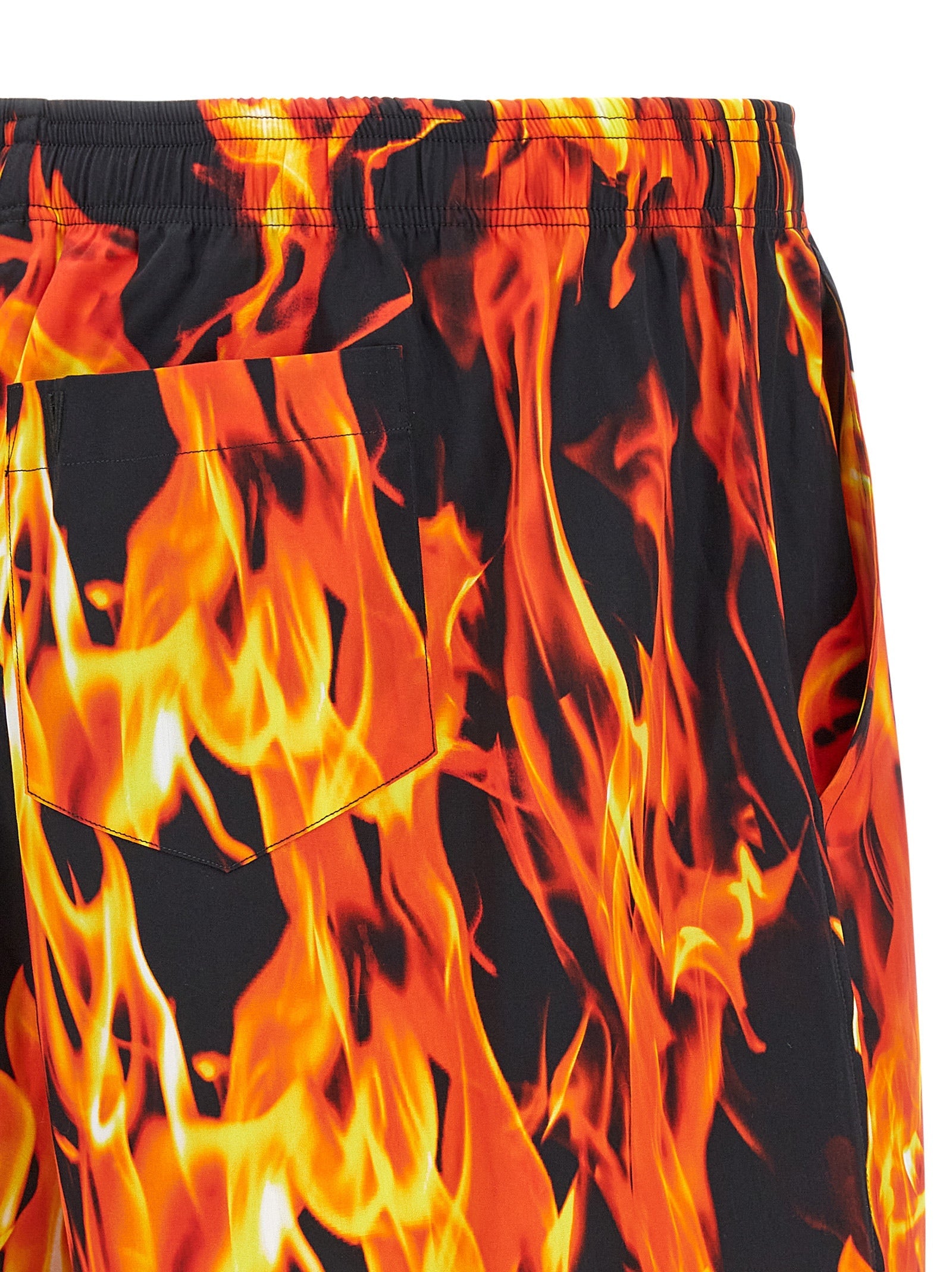Vetements Multicolor Cotton Bermuda Shorts