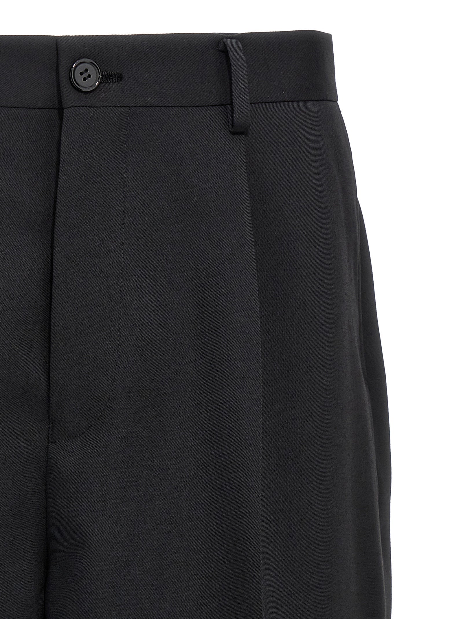 Undercover Black Polyester Bermuda Shorts