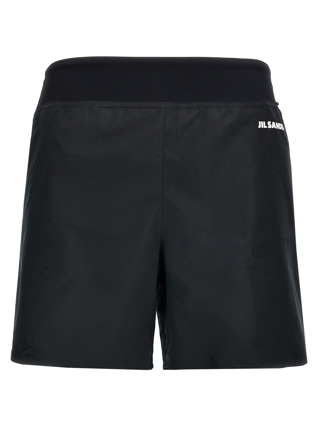 Jil Sander Black Polyester Bermuda Shorts