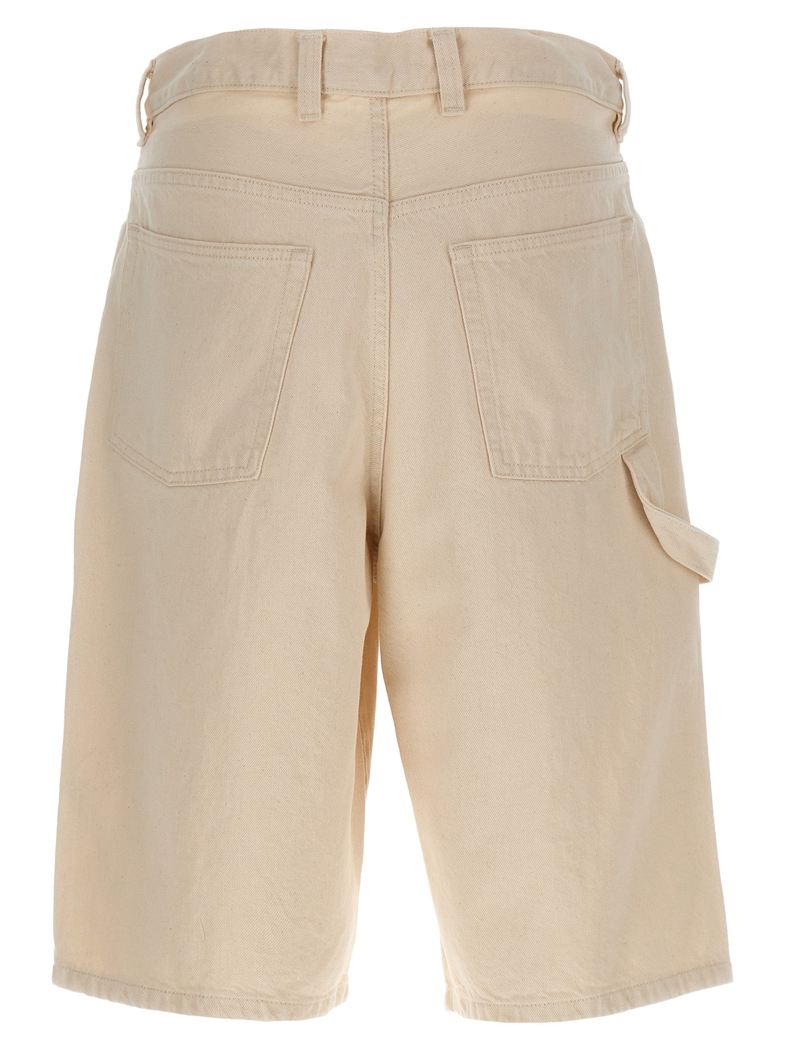 A.P.C. Beige Cotton Bermuda Shorts