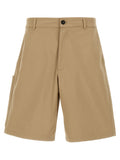 Department 5 Beige Cotton Bermuda Shorts