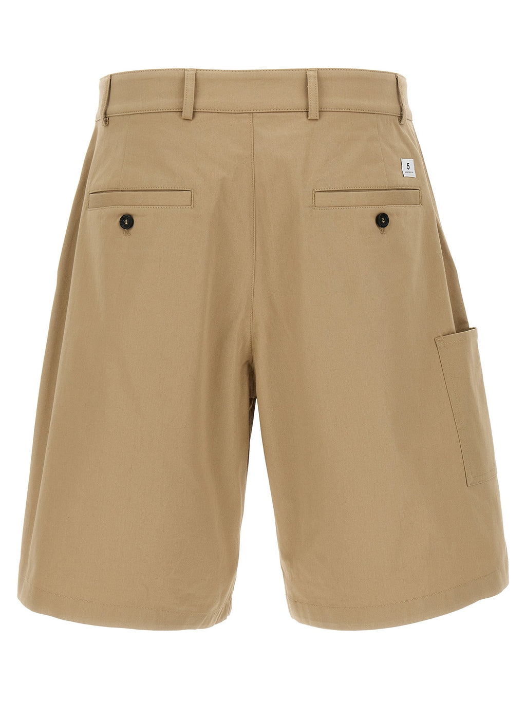Department 5 Beige Cotton Bermuda Shorts