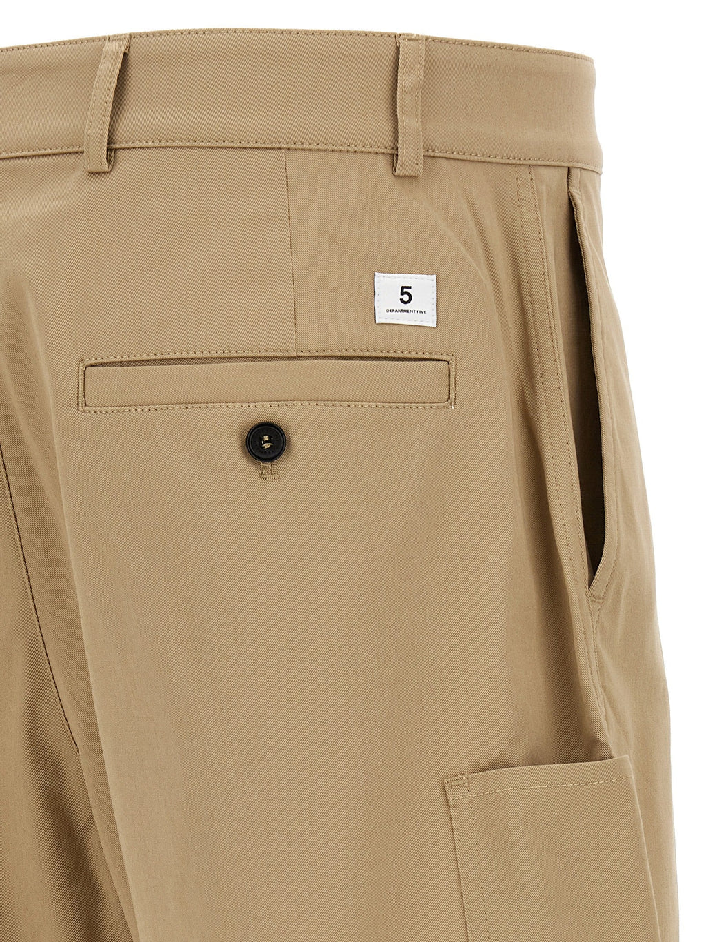 Department 5 Beige Cotton Bermuda Shorts