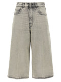 Haikure White Cotton Bermuda Shorts Haikure