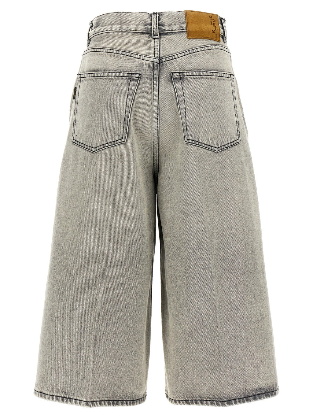 Haikure White Cotton Bermuda Shorts Haikure