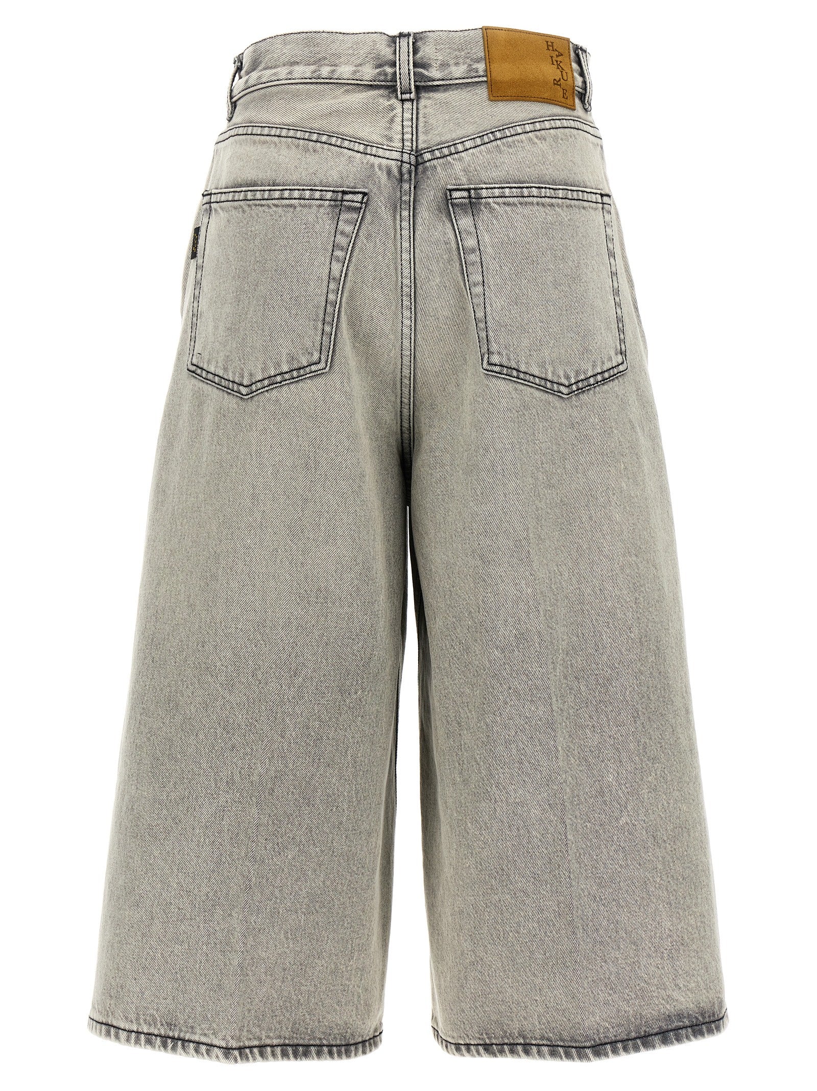 Haikure White Cotton Bermuda Shorts Haikure