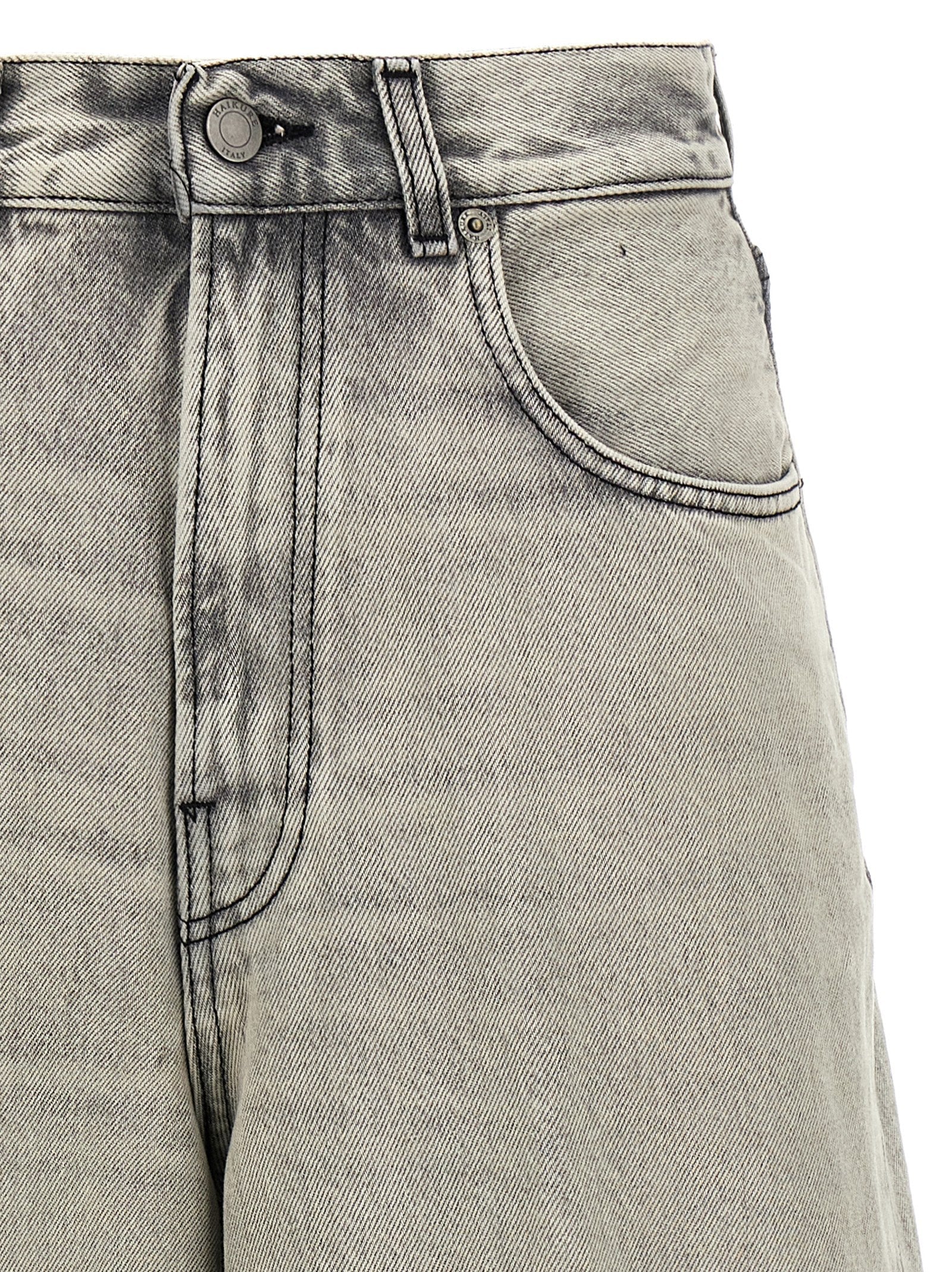 Haikure White Cotton Bermuda Shorts Haikure
