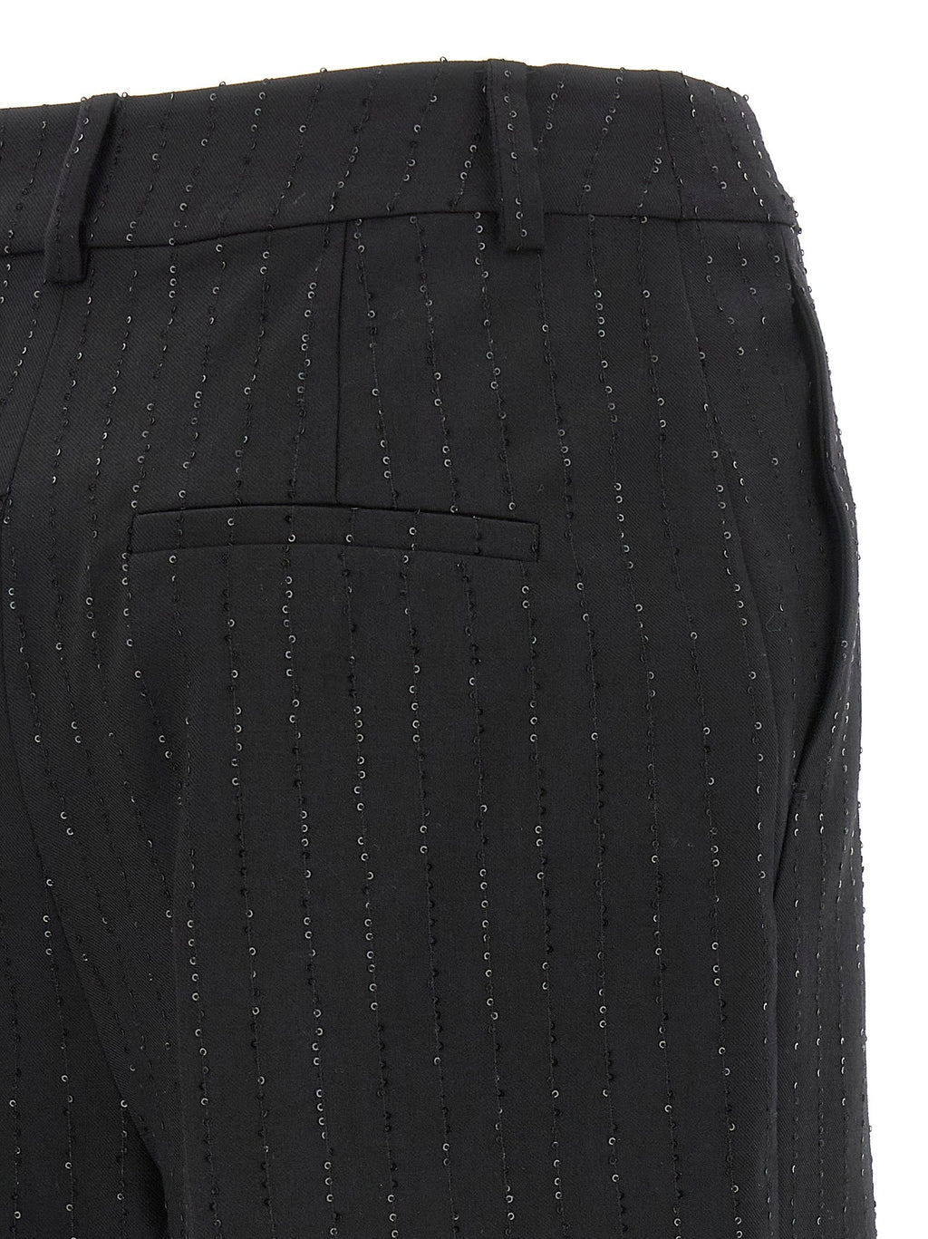 Max Mara Black Virgin Wool Bermuda Shorts