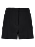 Sportmax Black Virgin Wool Bermuda Shorts