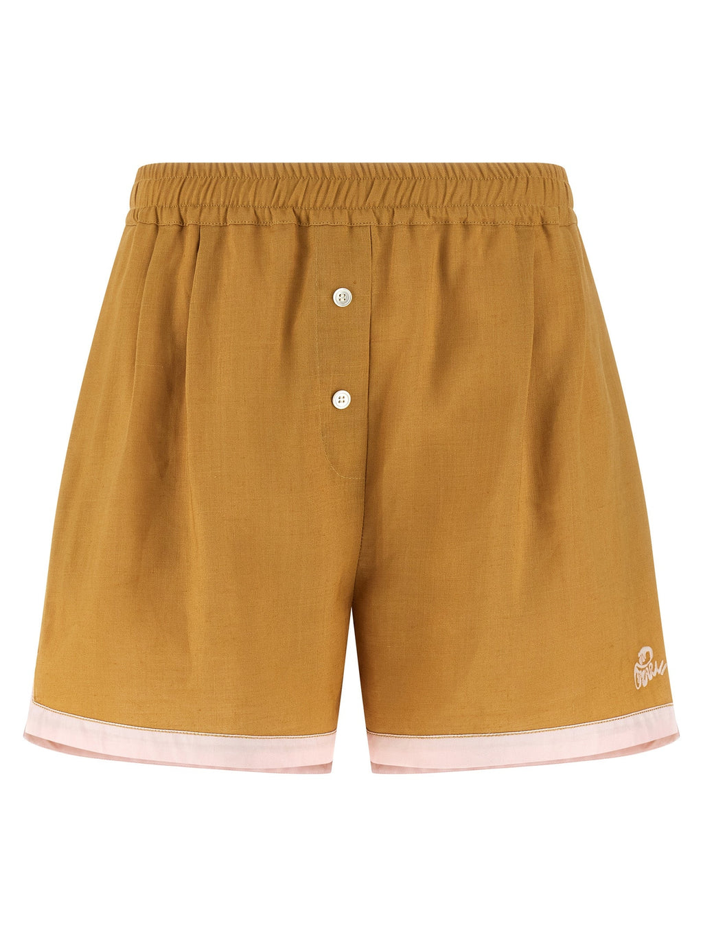 Marni Bicolor Calfskin Bermuda Shorts