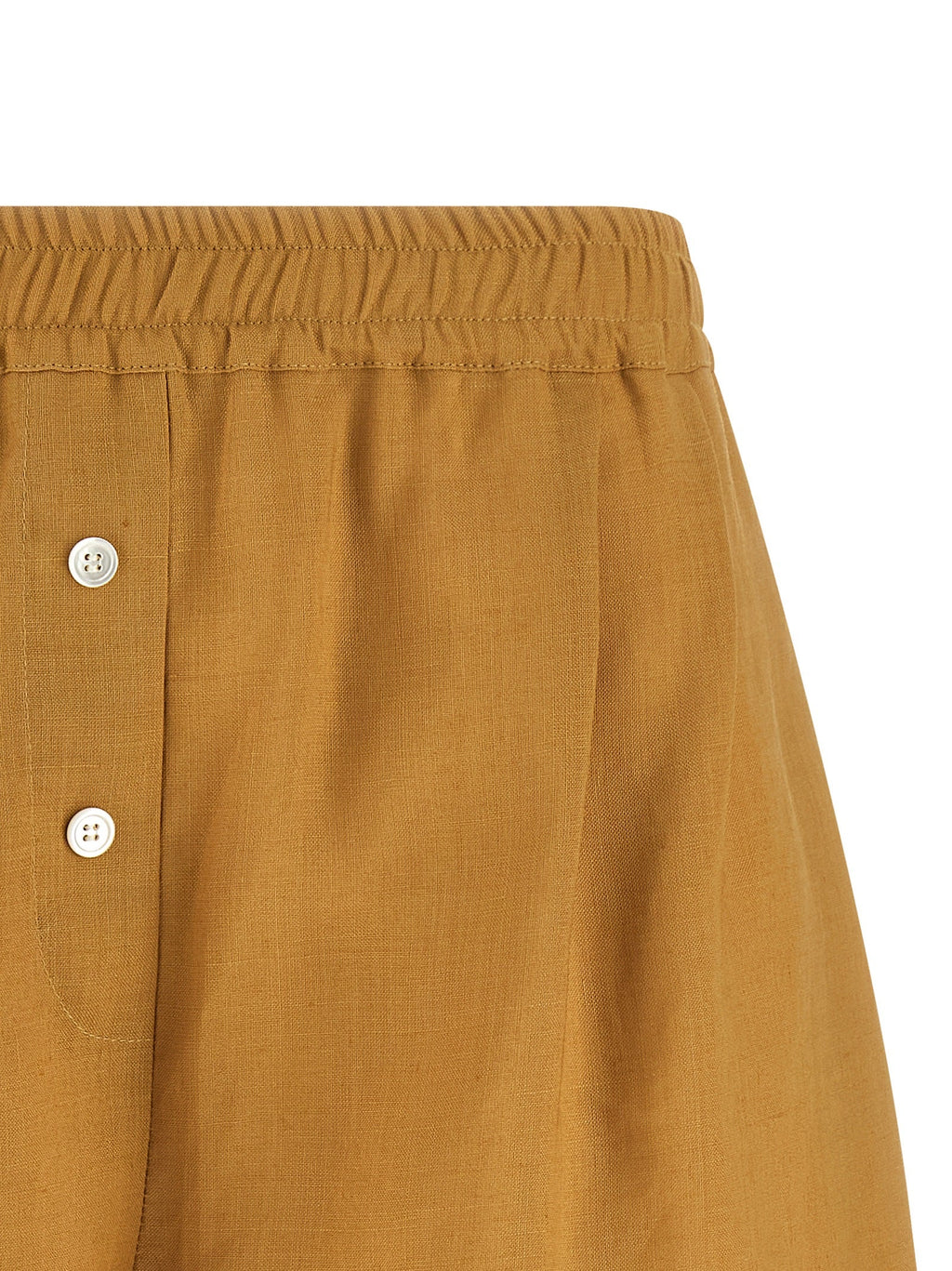 Marni Bicolor Calfskin Bermuda Shorts