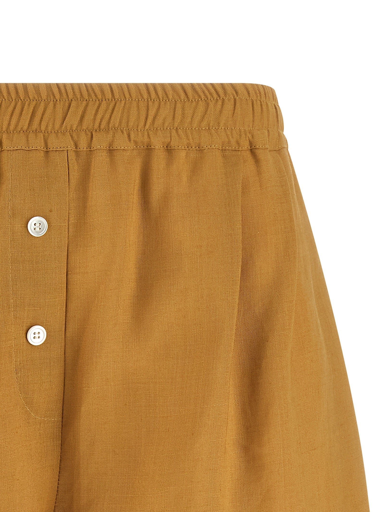Marni Bicolor Calfskin Bermuda Shorts
