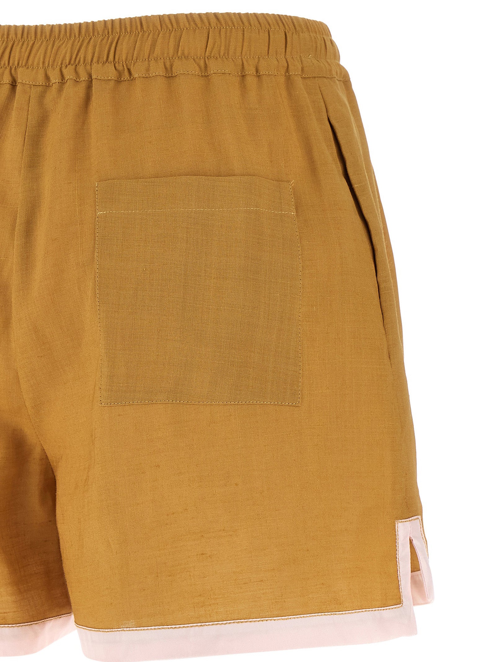 Marni Bicolor Calfskin Bermuda Shorts