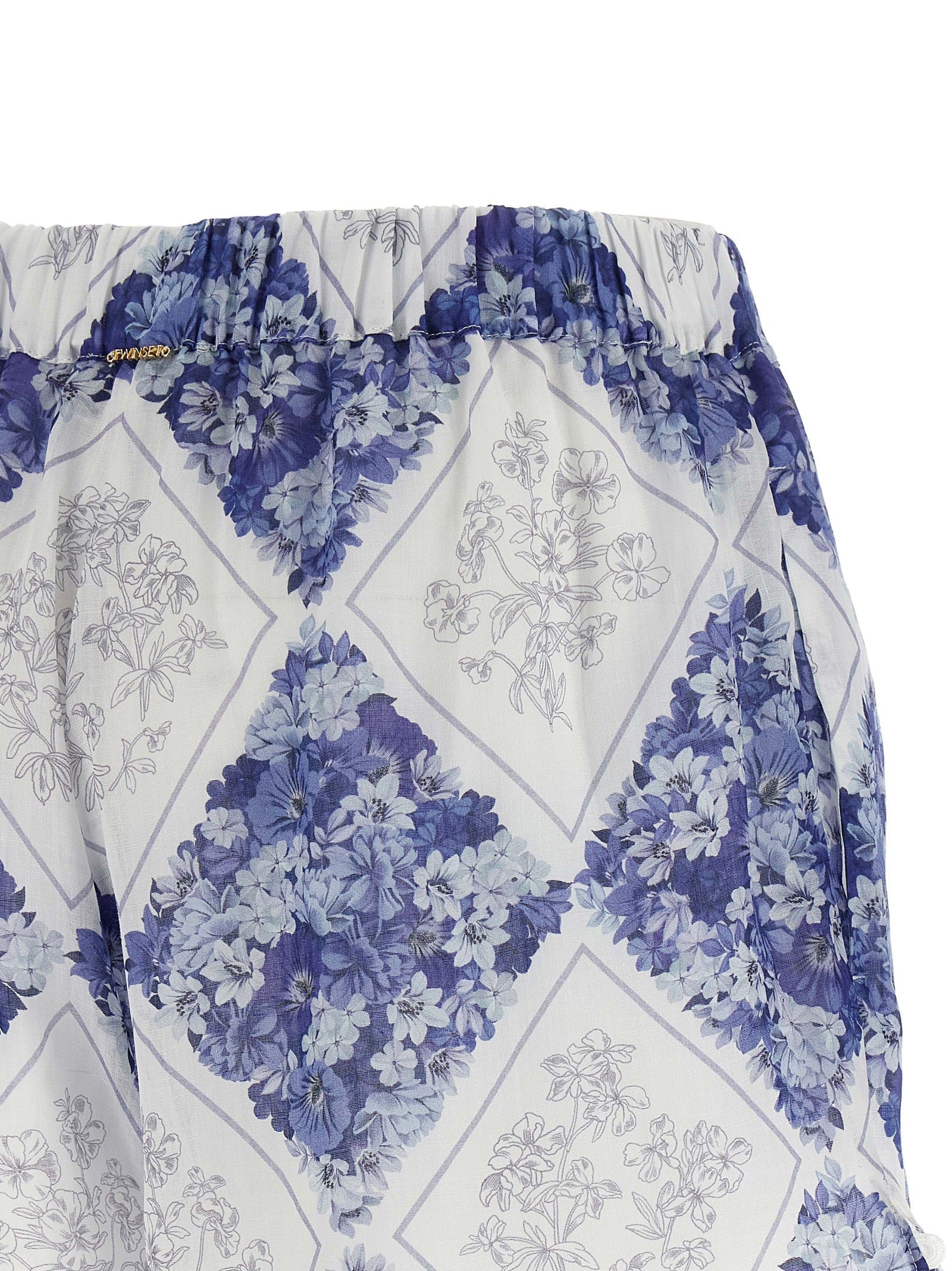 Twinset Blue Stingray Leather / Ray Skin Bermuda Shorts Twinset