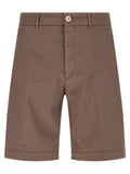 Brunello Cucinelli Brown Cotton Bermuda Shorts