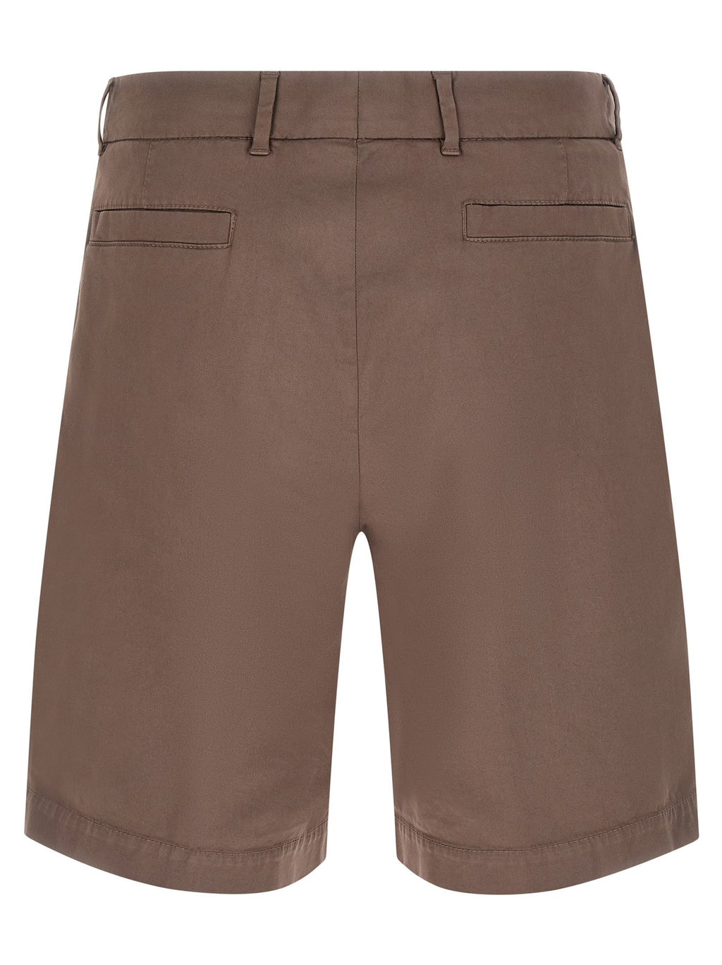 Brunello Cucinelli Brown Cotton Bermuda Shorts
