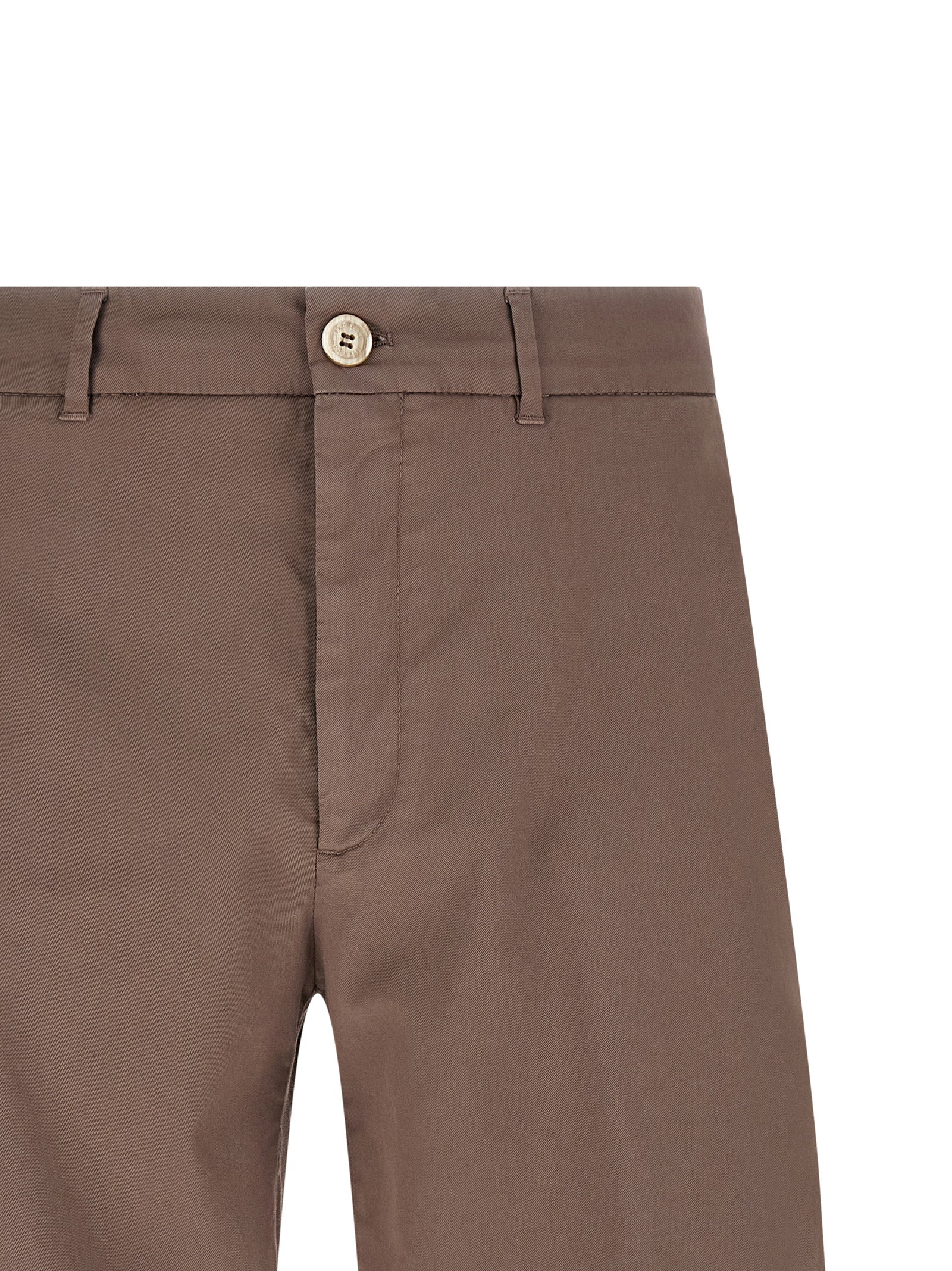 Brunello Cucinelli Brown Cotton Bermuda Shorts
