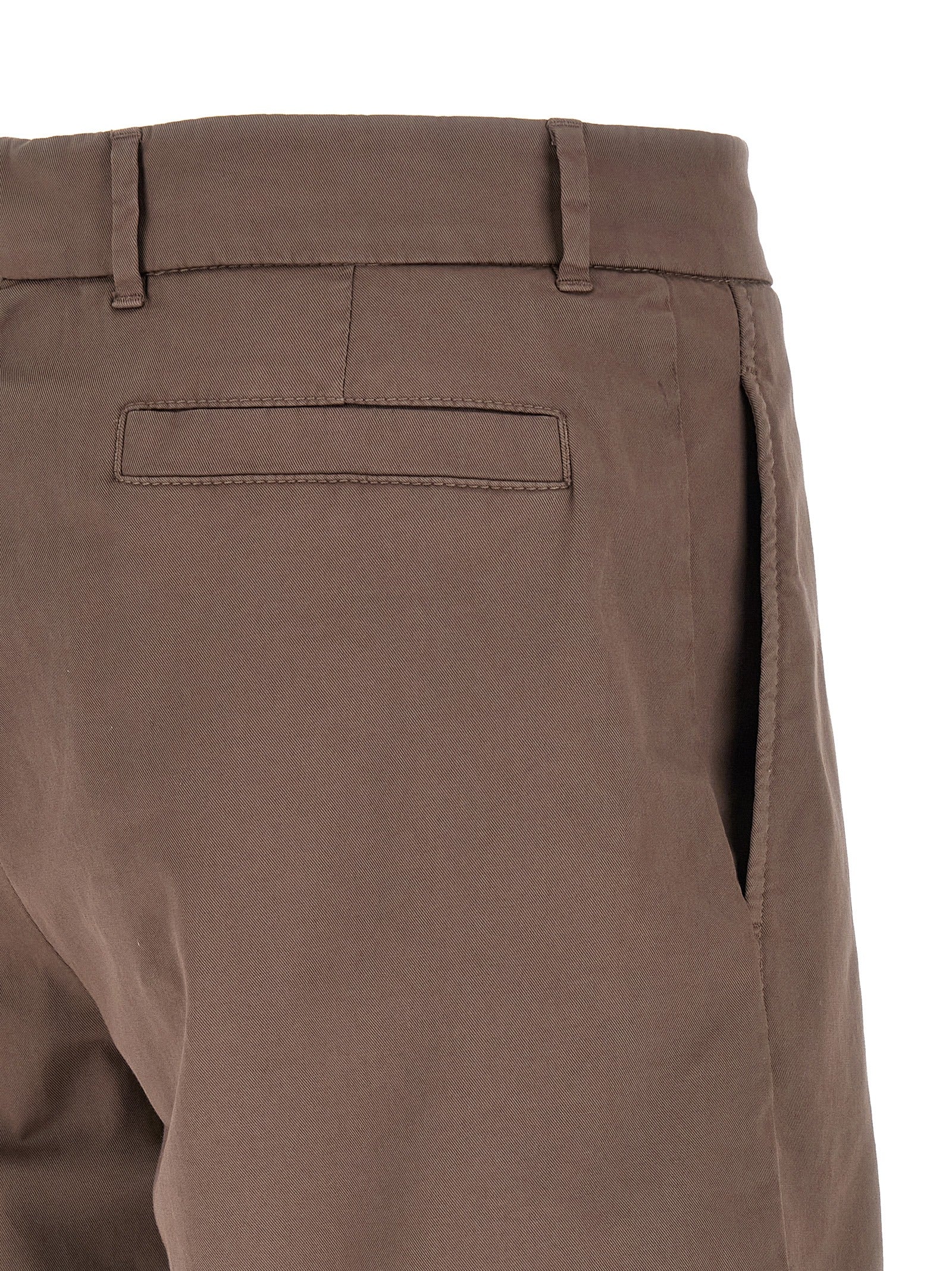 Brunello Cucinelli Brown Cotton Bermuda Shorts