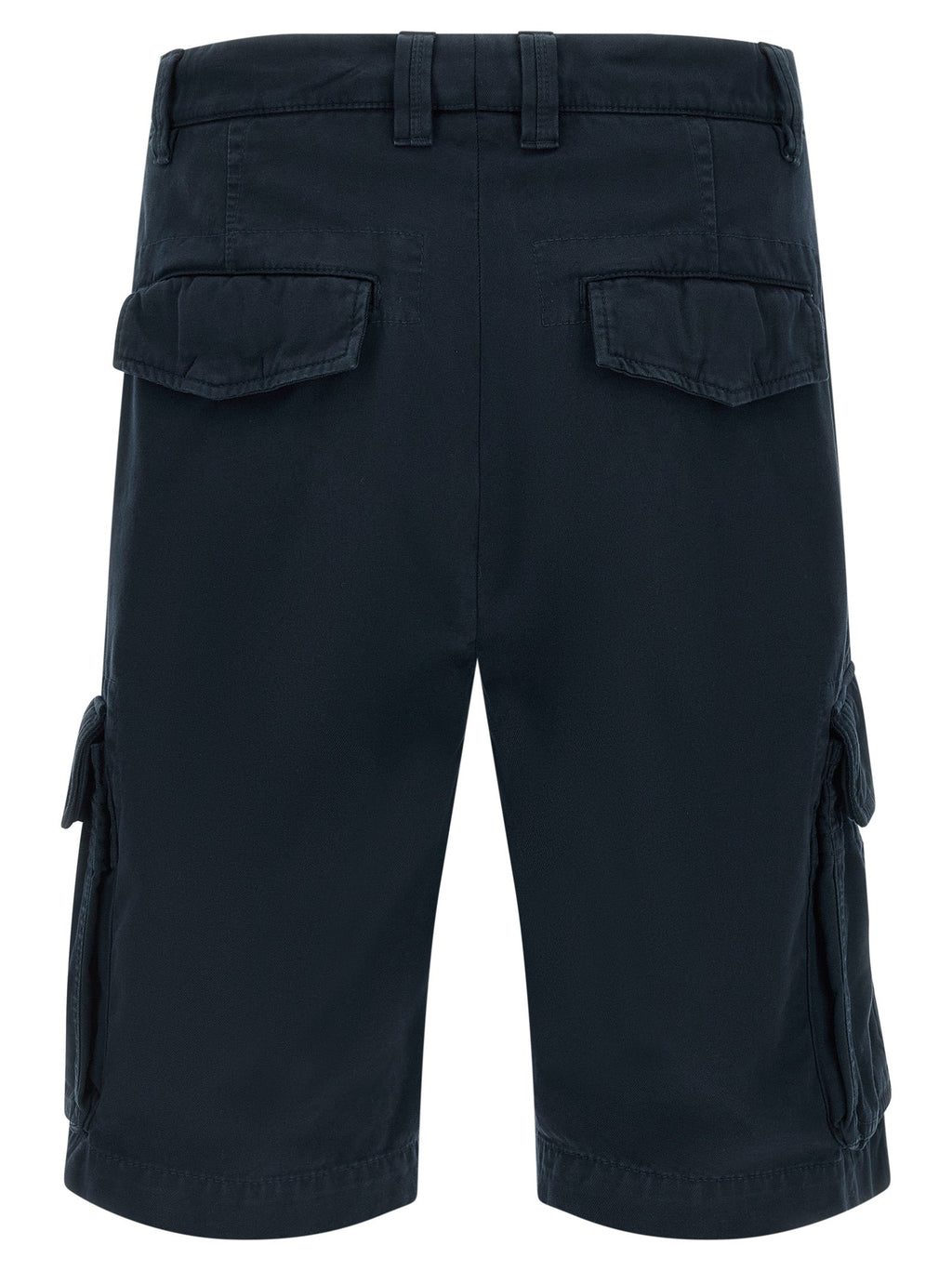 Brunello Cucinelli Blue Cotton Bermuda Shorts Brunello Cucinelli