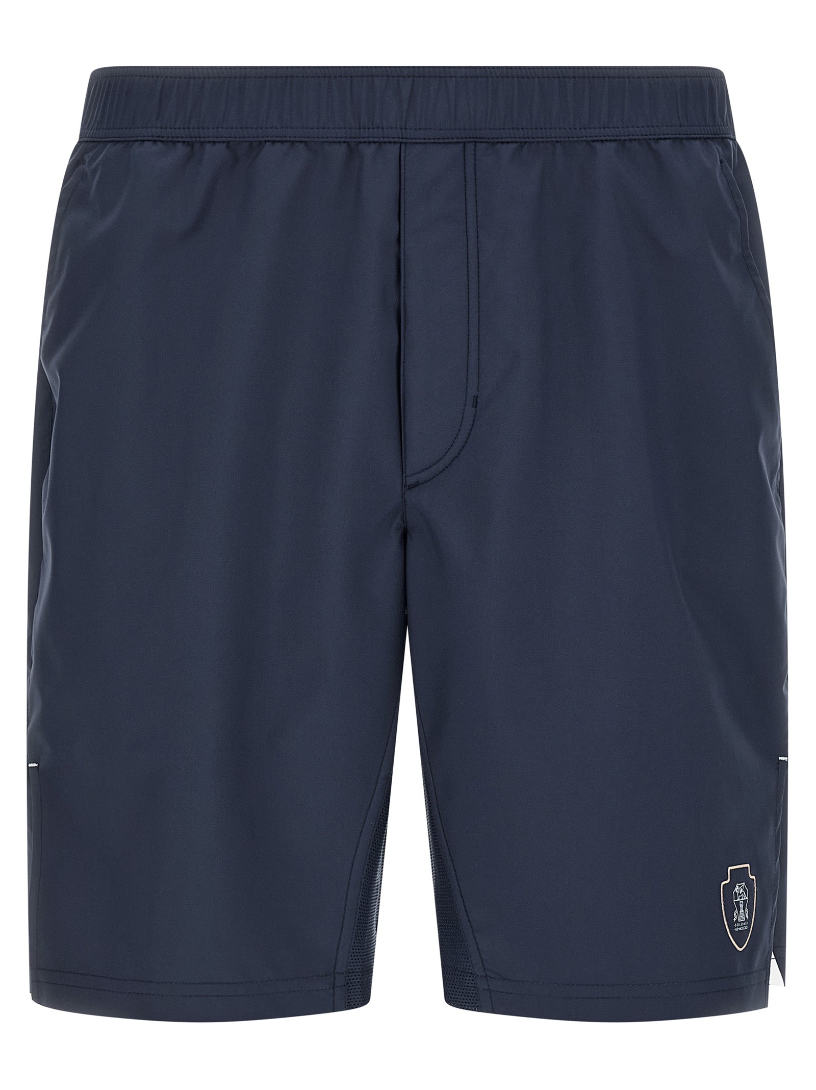 Brunello Cucinelli Blue Polyester Bermuda Shorts