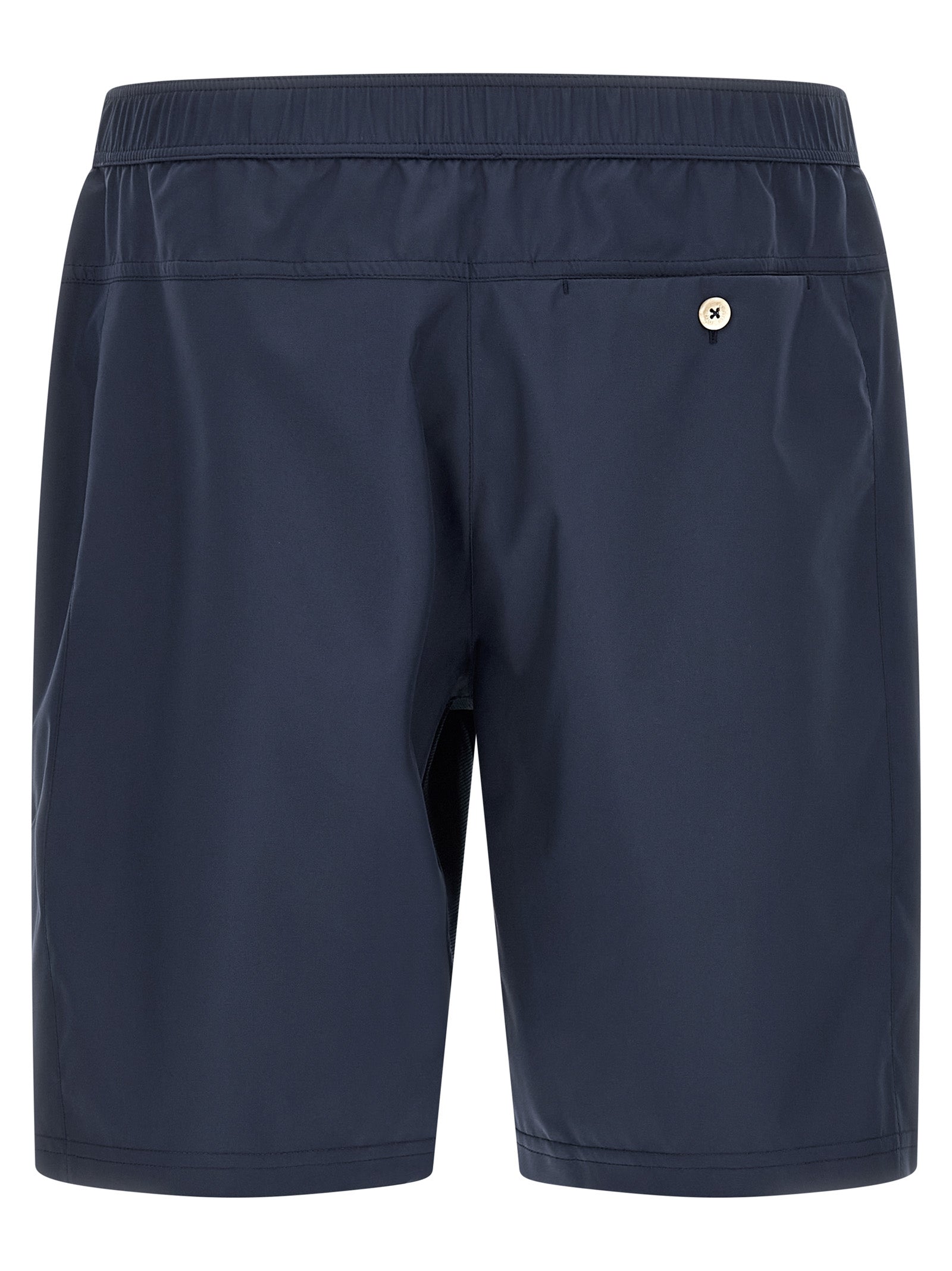 Brunello Cucinelli Blue Polyester Bermuda Shorts
