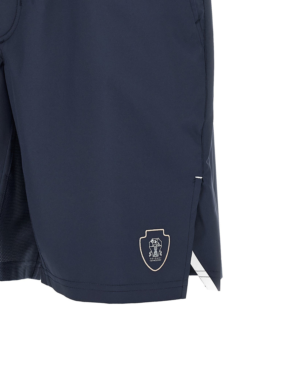 Brunello Cucinelli Blue Polyester Bermuda Shorts