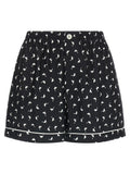 Moschino Bicolor Silk Bermuda Shorts Moschino