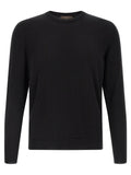 ZANONE Black Cotton Cardigan