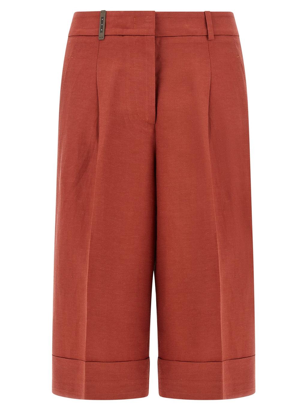 Peserico Multicolor Viscose Bermuda Shorts