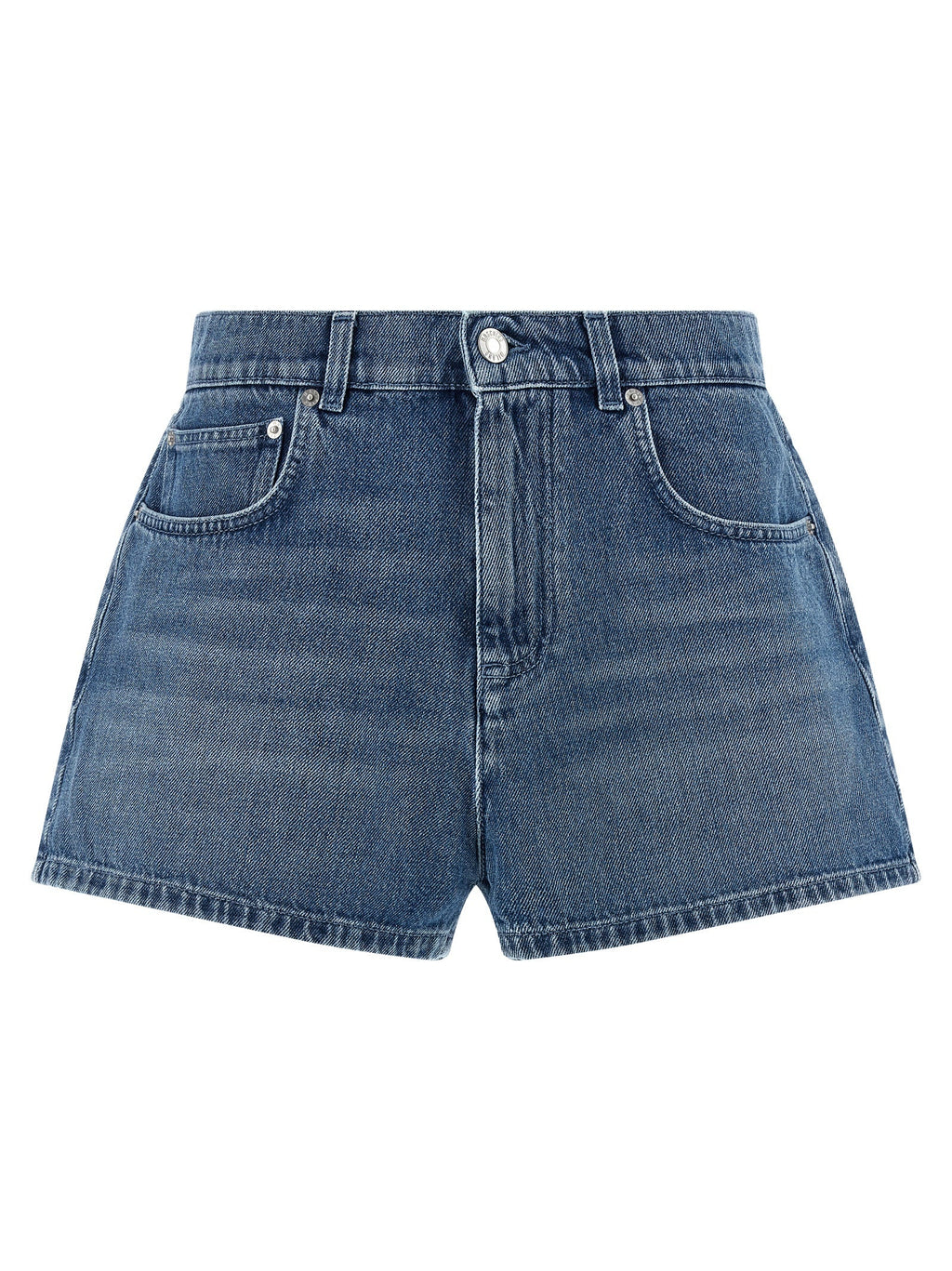 Moschino Blue Cotton Bermuda Shorts