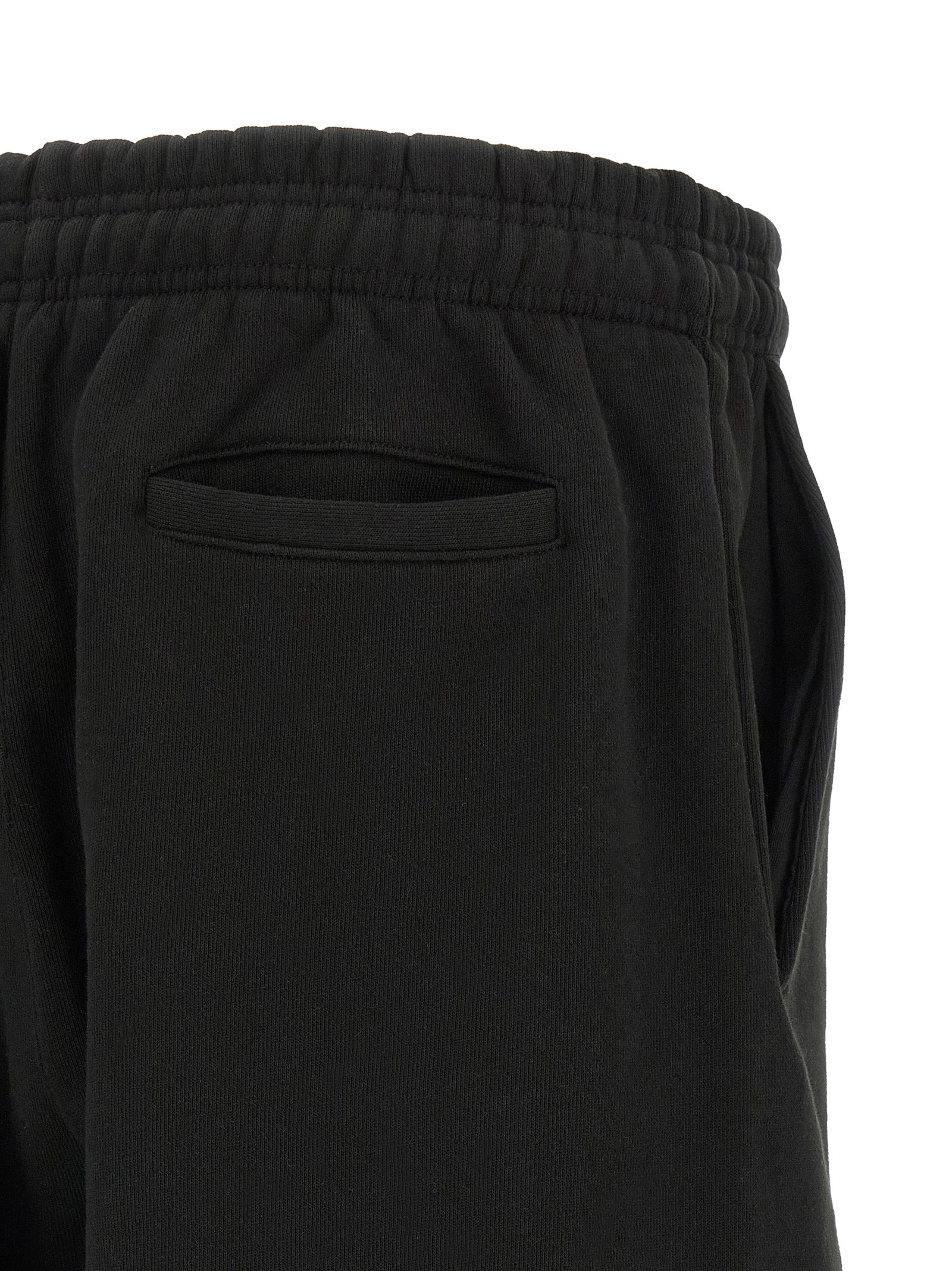 Entire Studios Black Cotton Bermuda Shorts
