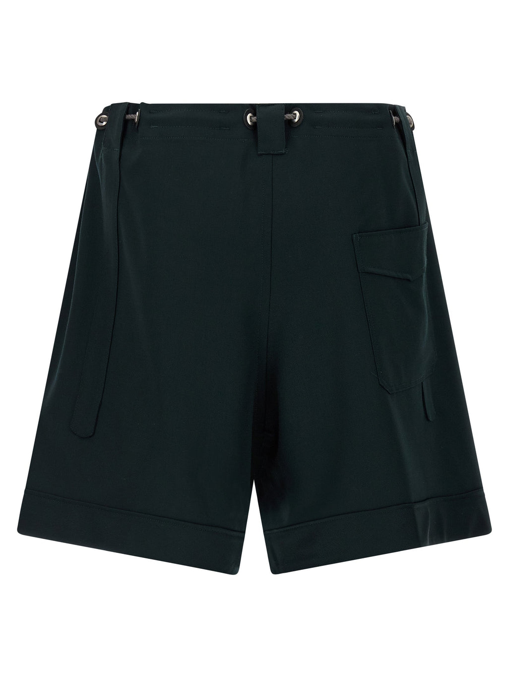 Kiko Kostadinov Bicolor Virgin Wool Bermuda Shorts