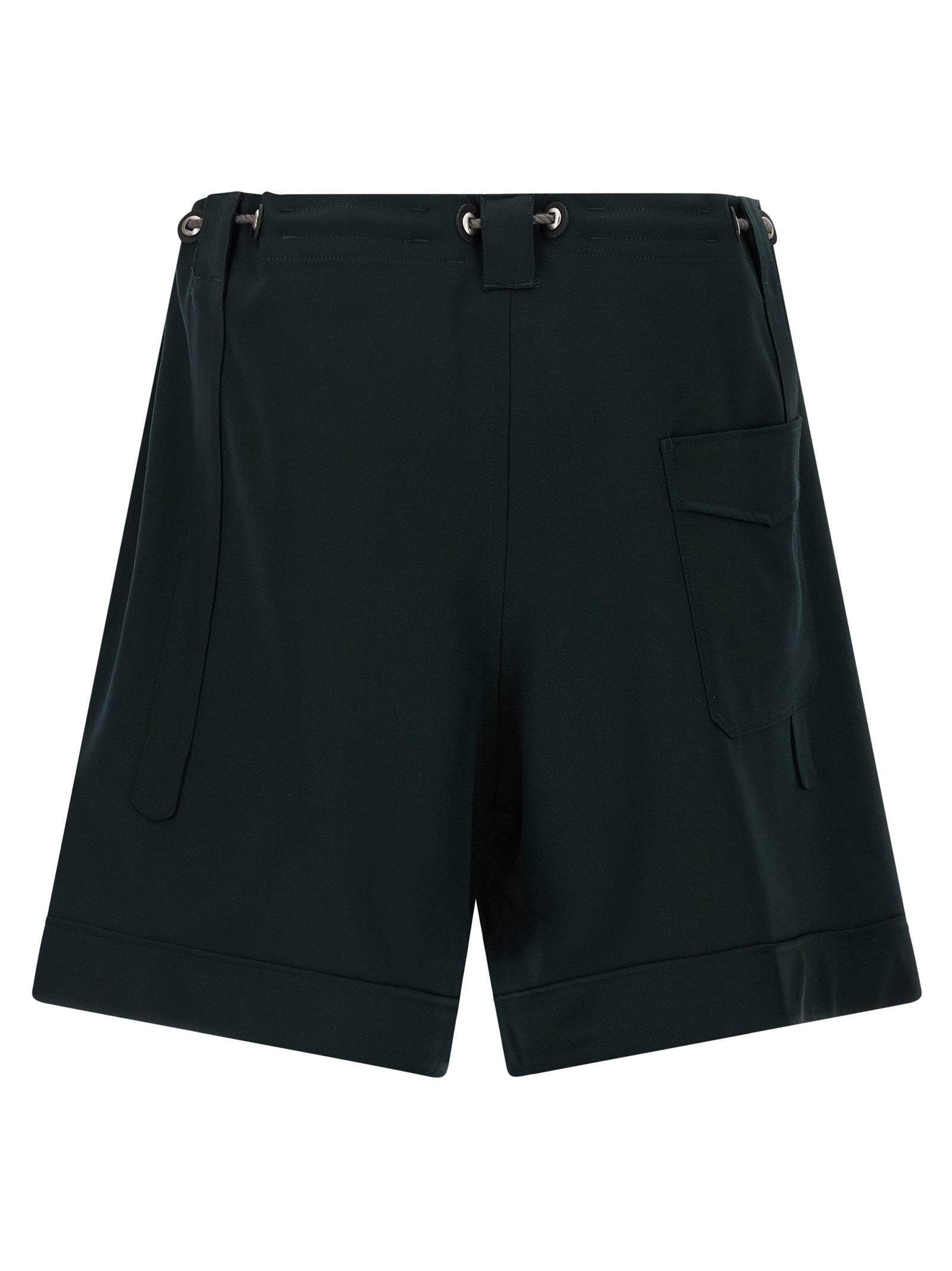 Kiko Kostadinov Bicolor Virgin Wool Bermuda Shorts