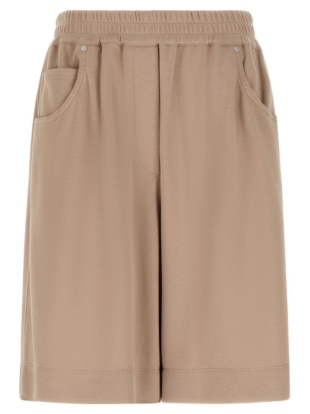 Brunello Cucinelli Brown Cotton Bermuda Shorts