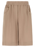 Brunello Cucinelli Brown Cotton Bermuda Shorts
