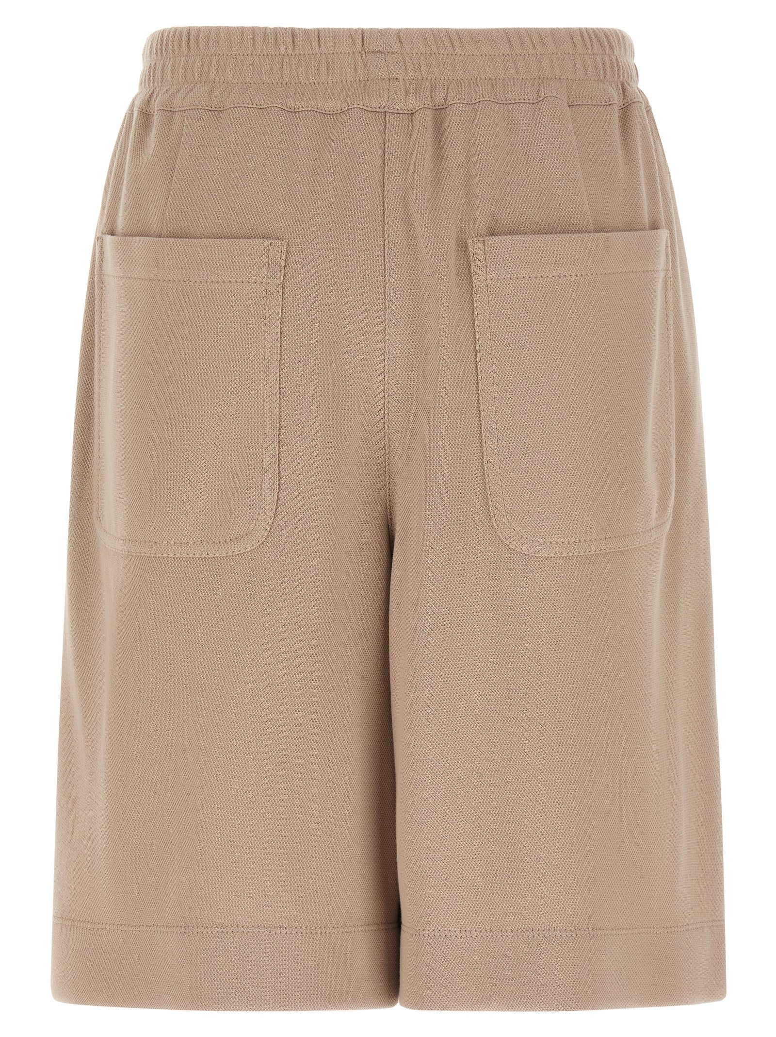 Brunello Cucinelli Brown Cotton Bermuda Shorts