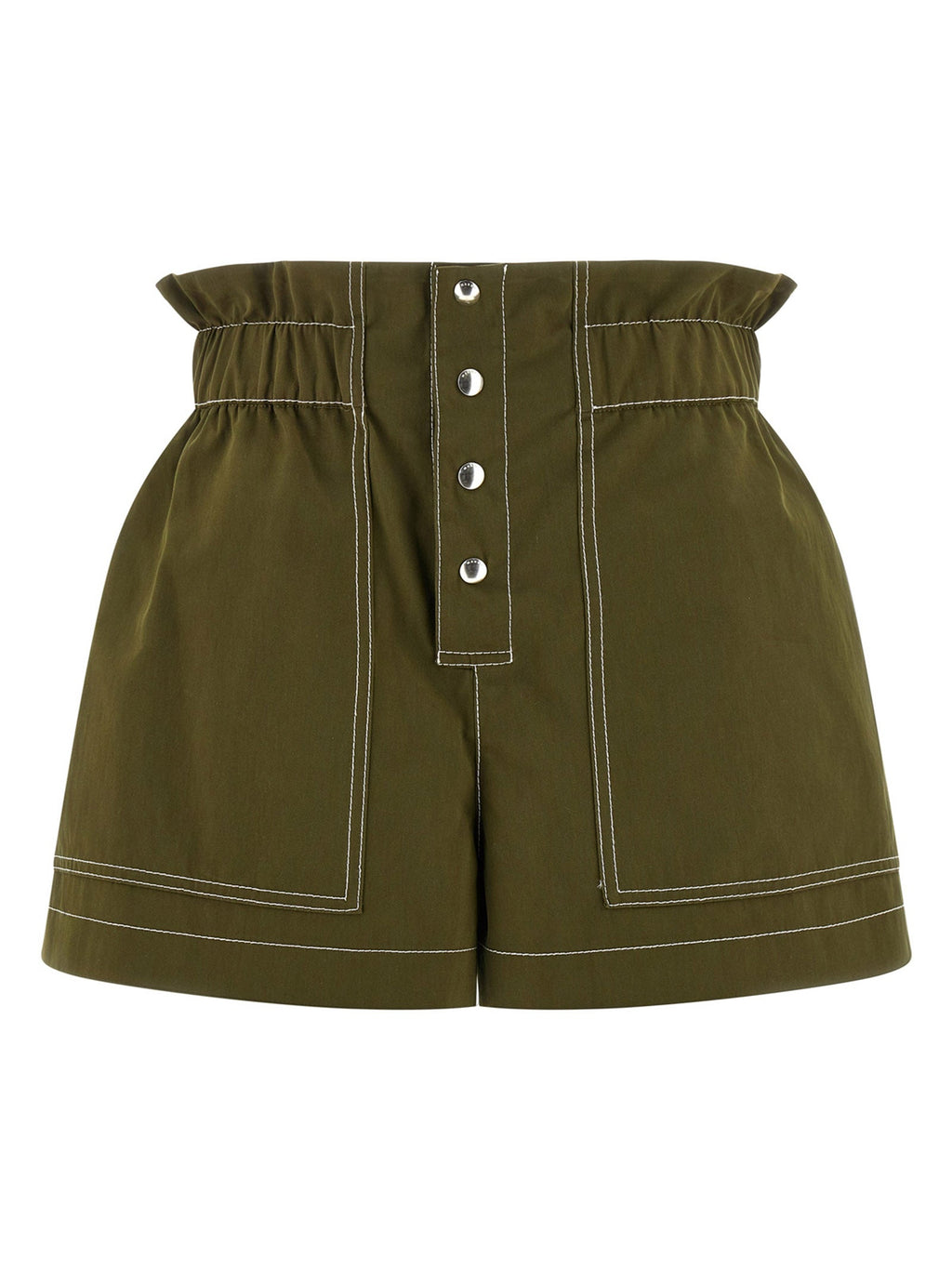 Marni Bicolor Cotton Bermuda Shorts