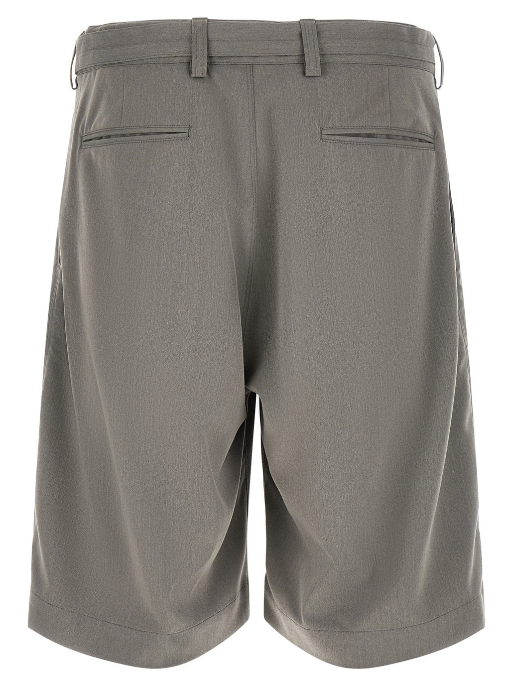 CELLAR DOOR Gray Polyester Bermuda Shorts CELLAR DOOR