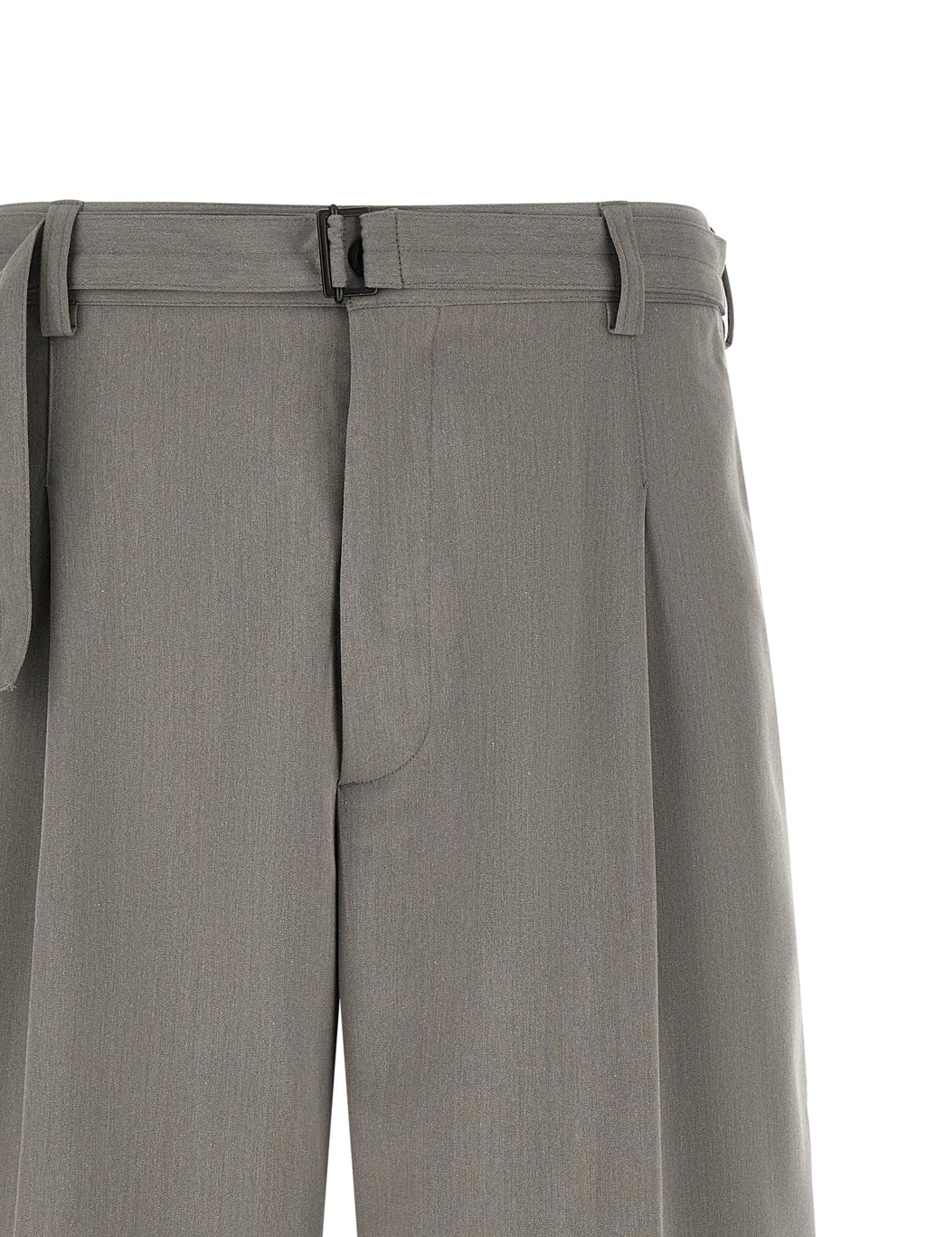 CELLAR DOOR Gray Polyester Bermuda Shorts CELLAR DOOR