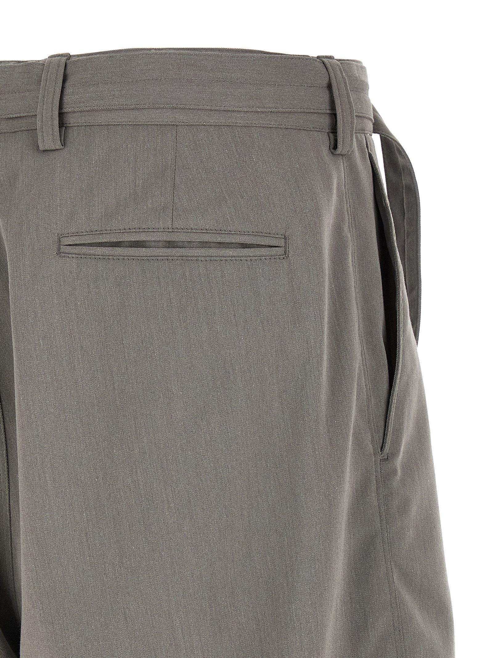 CELLAR DOOR Gray Polyester Bermuda Shorts CELLAR DOOR