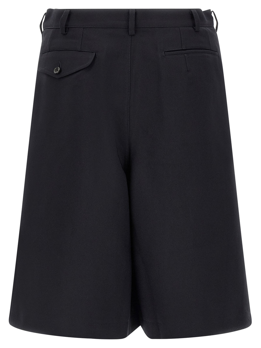 Comme Des Garçons Blue Polyester Bermuda Shorts