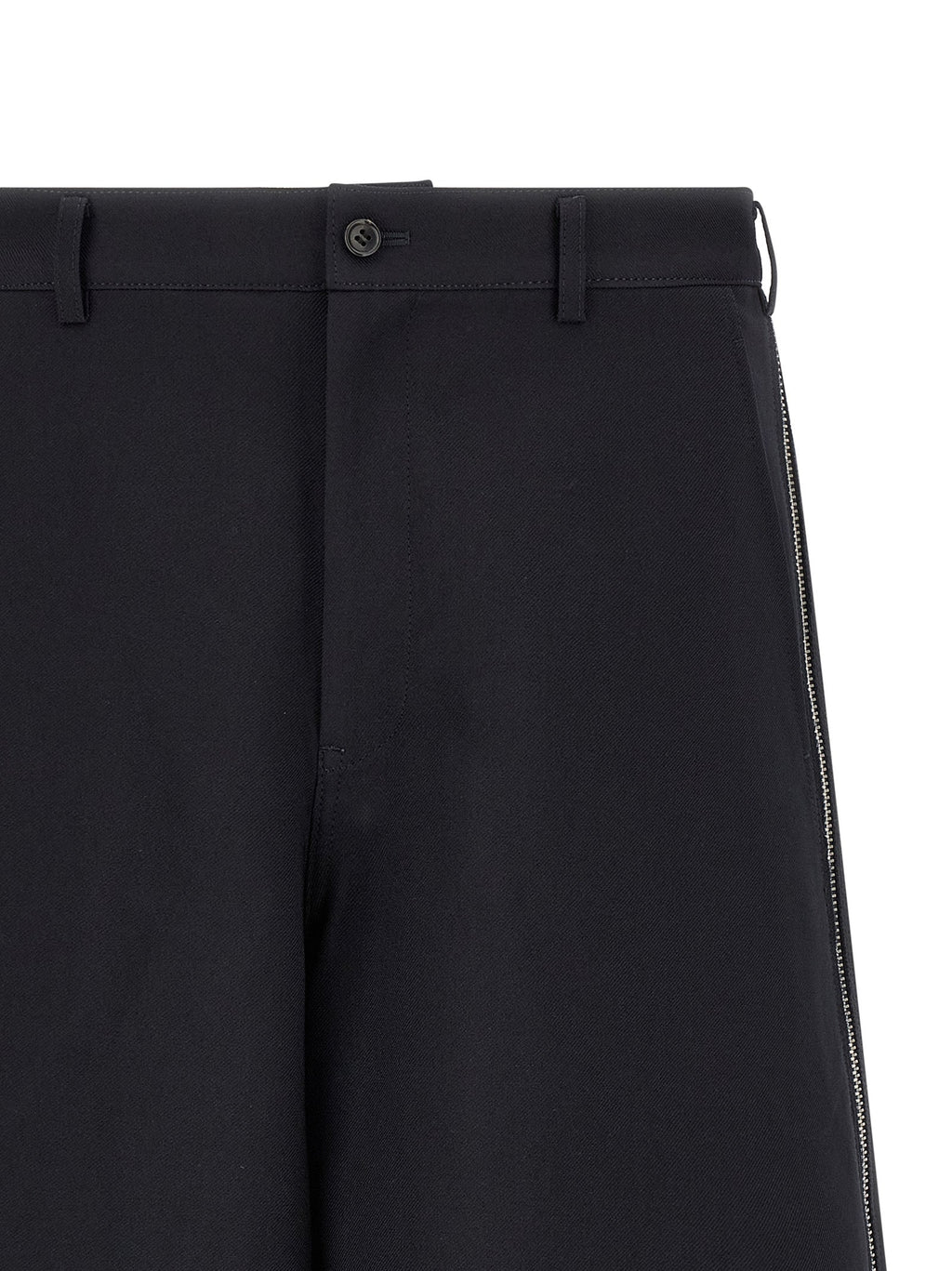 Comme Des Garçons Blue Polyester Bermuda Shorts